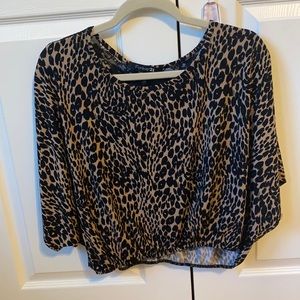 Leopard print blouse